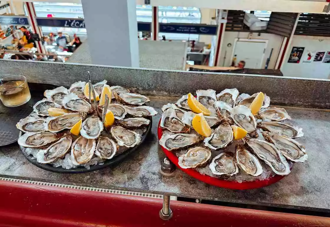 comer ostras en biarritz