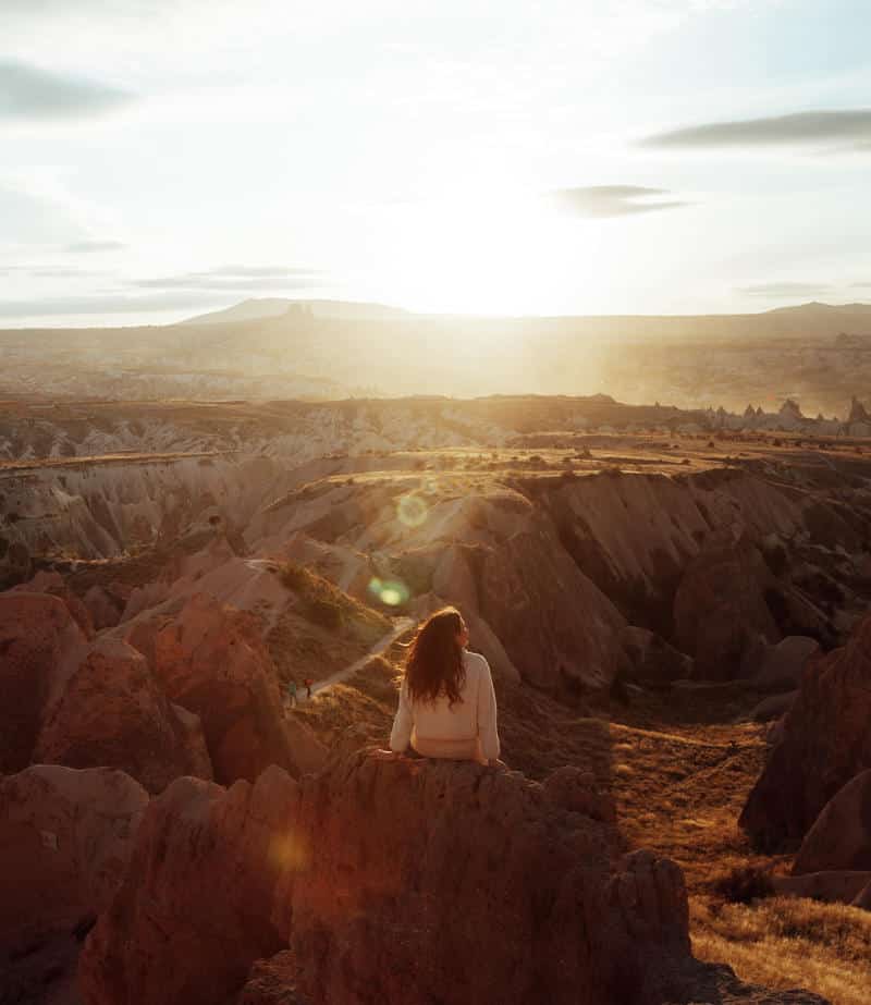 donde ver el atardecer capadocia