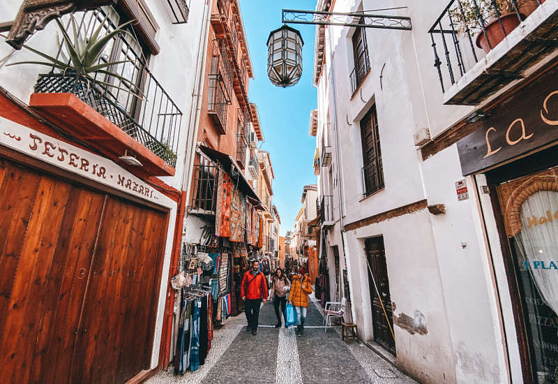 calle de las teterias granada
