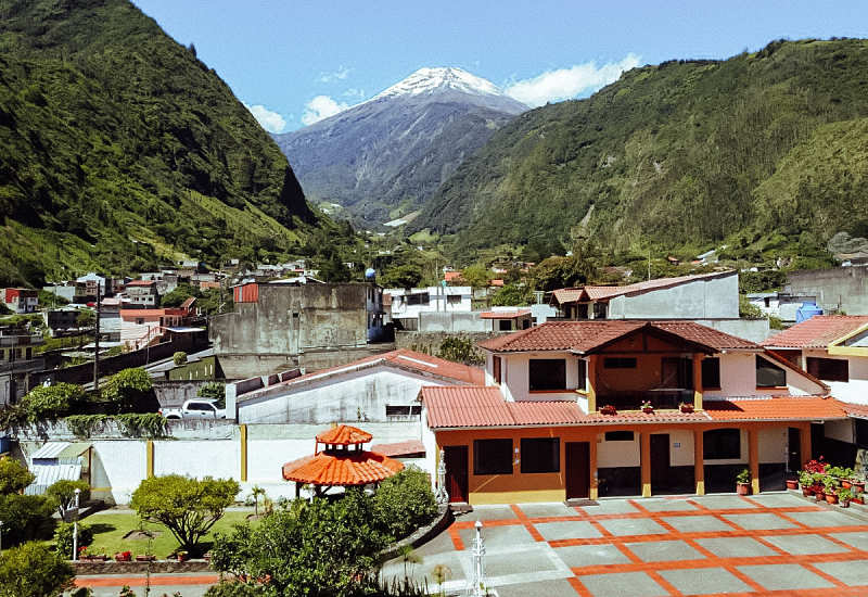 donde alojarse en baños ecuador