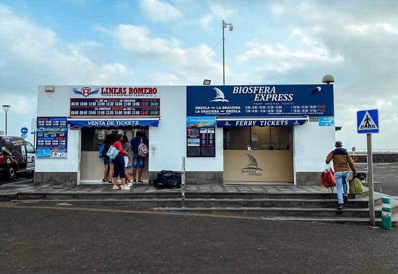 la graciosa ferry