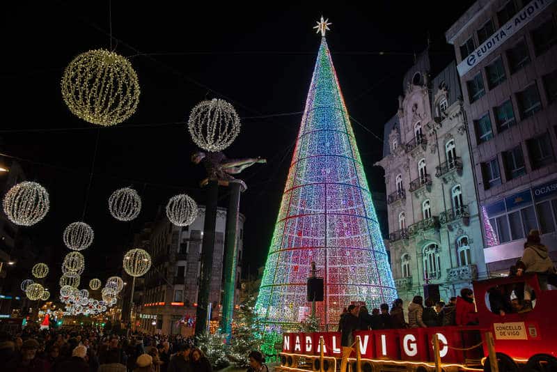 vigo en navidad