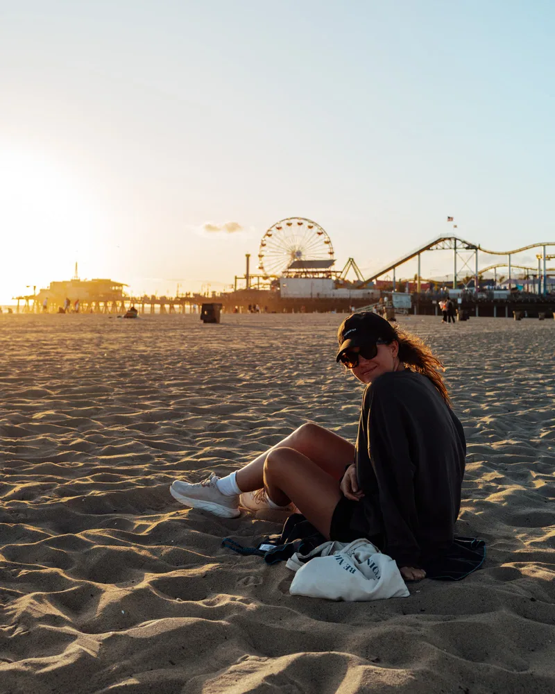 atardecer santa monica