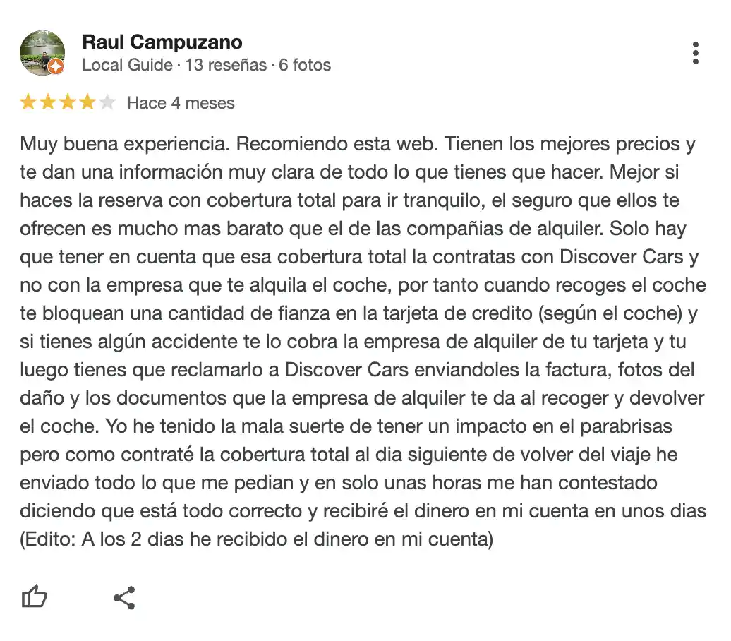 reseña google