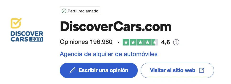 trustpilot discover cars
